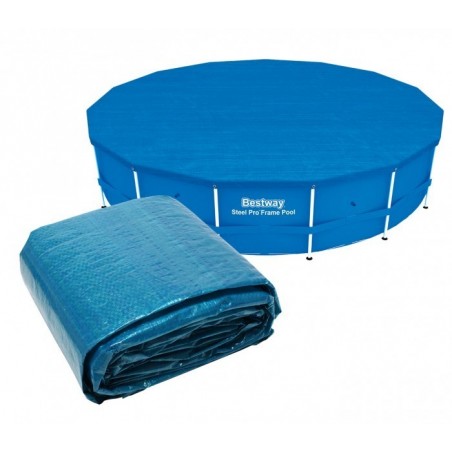 58038 Couverture de piscine Bestway en PE - 457 cm