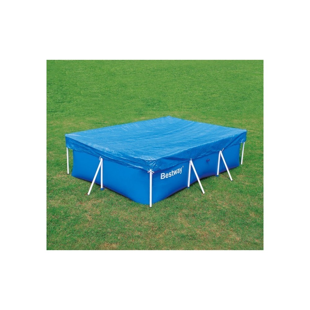58106 couverture de piscine rectangulaire 304x205 cm PVC Bestway