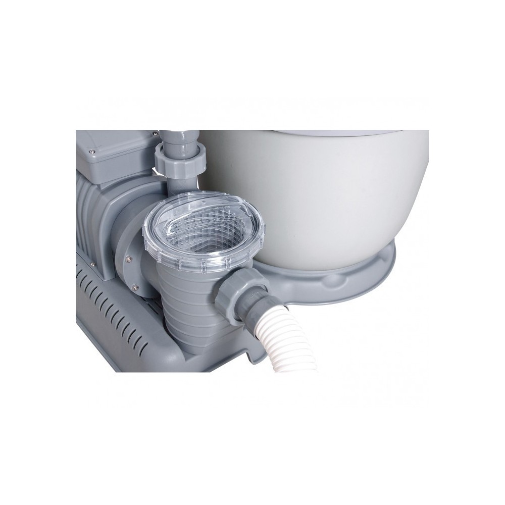 58400 - Pompe eaux usées piscines avec filtre à sable - 3785 l / h - Bestway