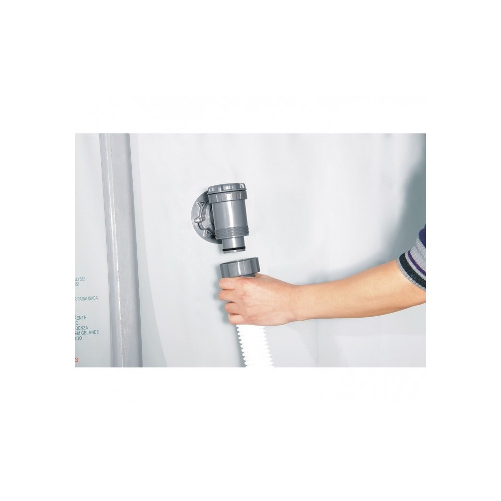 58400 - Pompe eaux usées piscines avec filtre à sable - 3785 l / h - Bestway