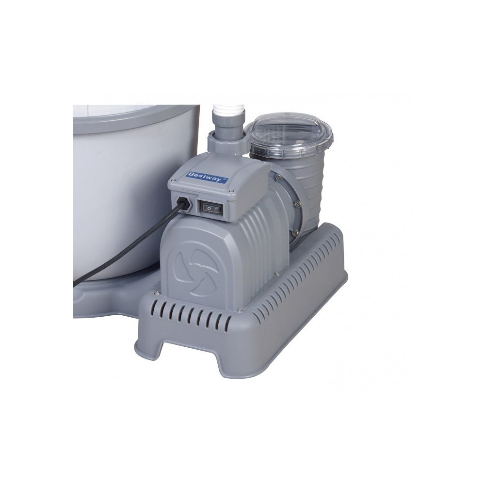 58400 - Pompe eaux usées piscines avec filtre à sable - 3785 l / h - Bestway