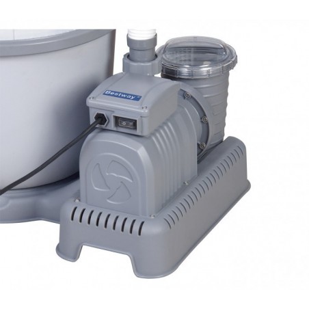 58400 - Pompe eaux usées piscines avec filtre à sable - 3785 l / h - Bestway