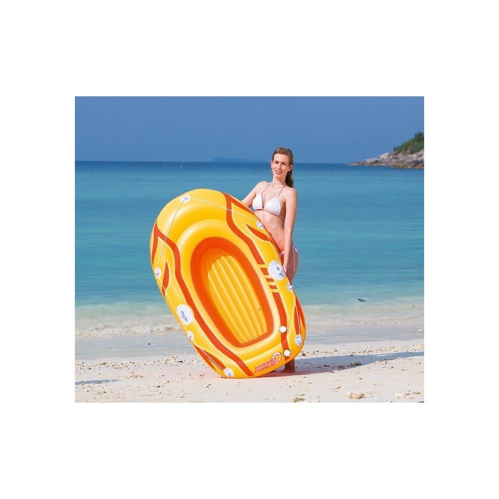 61050 - Canot pneumatique en 3 couleurs 155 x 93 cm pour les enfants et les adultes