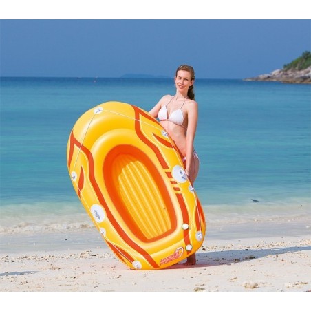 61050 - Canot pneumatique en 3 couleurs 155 x 93 cm pour les enfants et les adultes