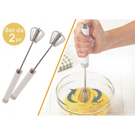 Kit 2 fouets - mélangeur manuel