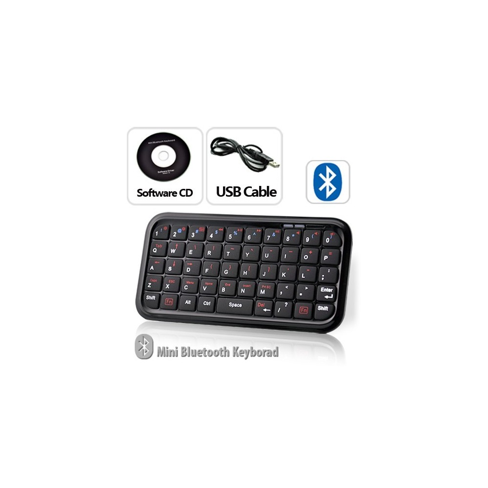 Mini clavier qwerty avec couvercle pour iphone (bluetooth wifi)
