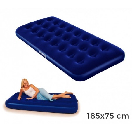 67000 - Matelas gonflable bleu Bestway - 185 x 76 x 22 cm