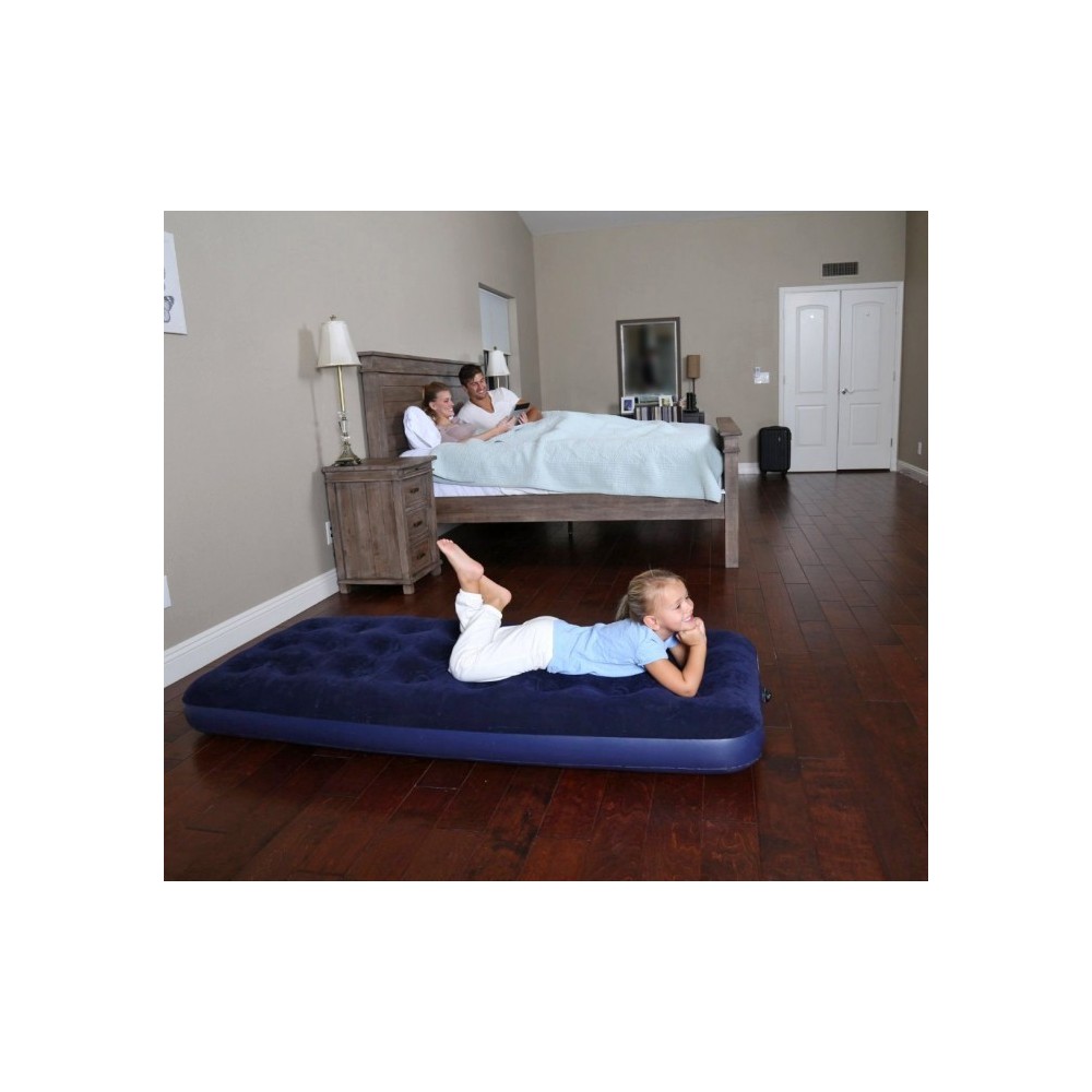 67000 - Matelas gonflable bleu Bestway - 185 x 76 x 22 cm