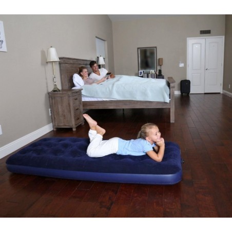 67000 - Matelas gonflable bleu Bestway - 185 x 76 x 22 cm
