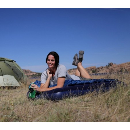 67000 - Matelas gonflable bleu Bestway - 185 x 76 x 22 cm