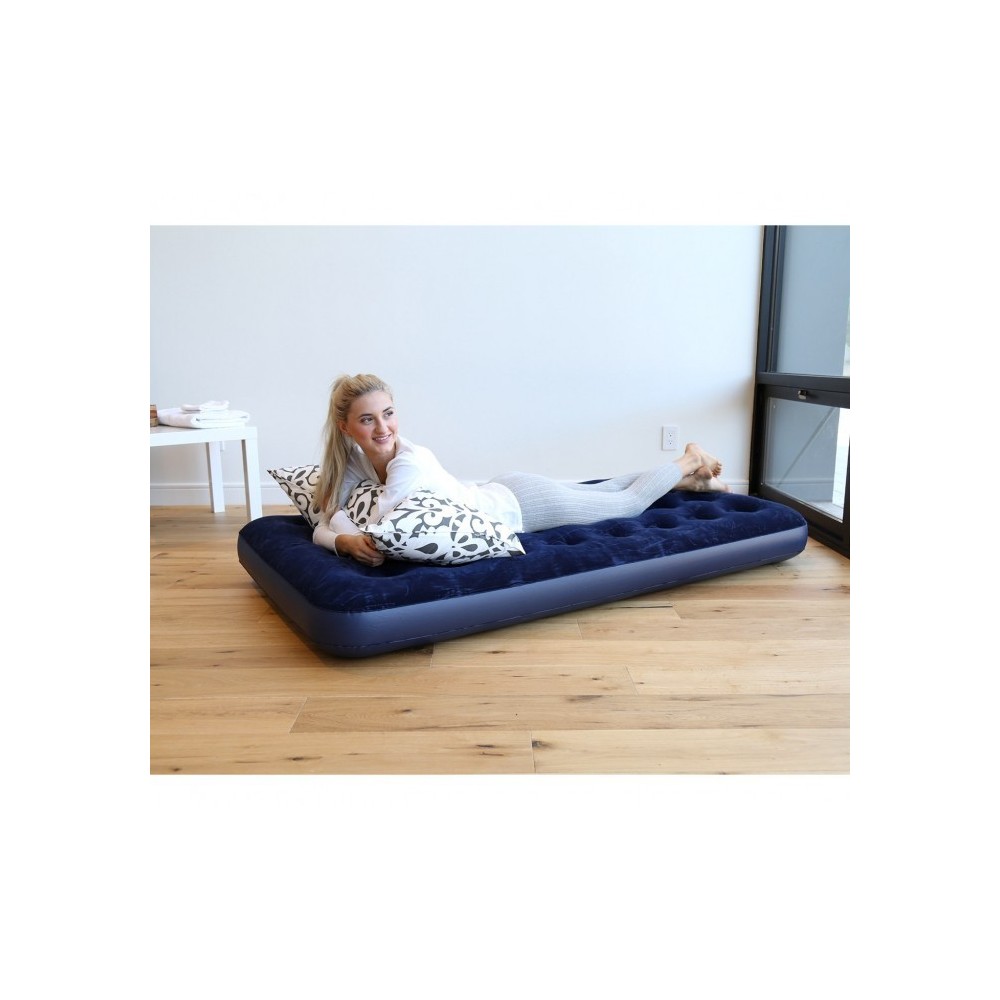 67001- matelas gonflable 2 places Bestway floqués 188x99x22 cm bleu
