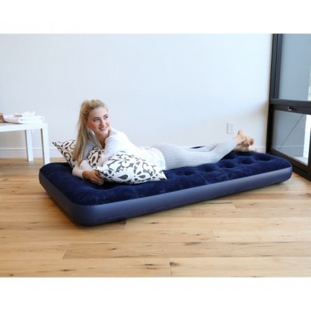 67001- matelas gonflable 2 places Bestway floqués 188x99x22 cm bleu