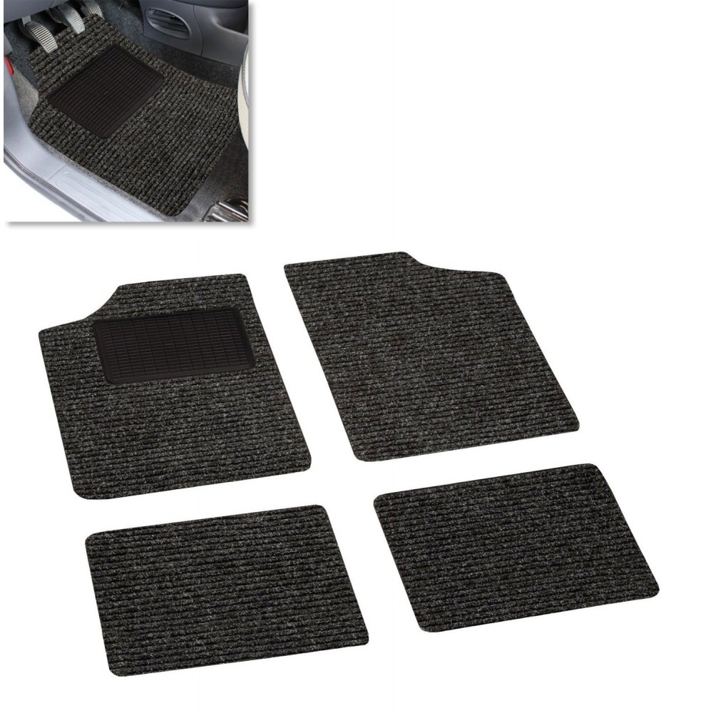 Ensemble de quatre tapis de voiture universels