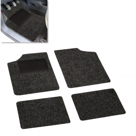 Ensemble de quatre tapis de voiture universels