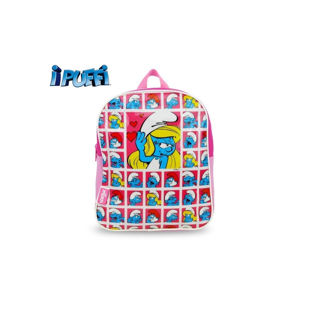 180464 - Sac à dos - Cartable -SCHTROUMPFS - école primaire - 22x28x7,5 cm