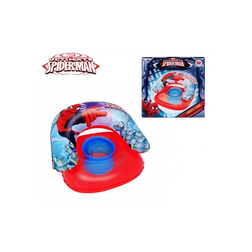 98008 FAUTEUIL AQUATIQUE GONFLABLE POUR LES ENFANTS SPIDERMAN BESTWAY