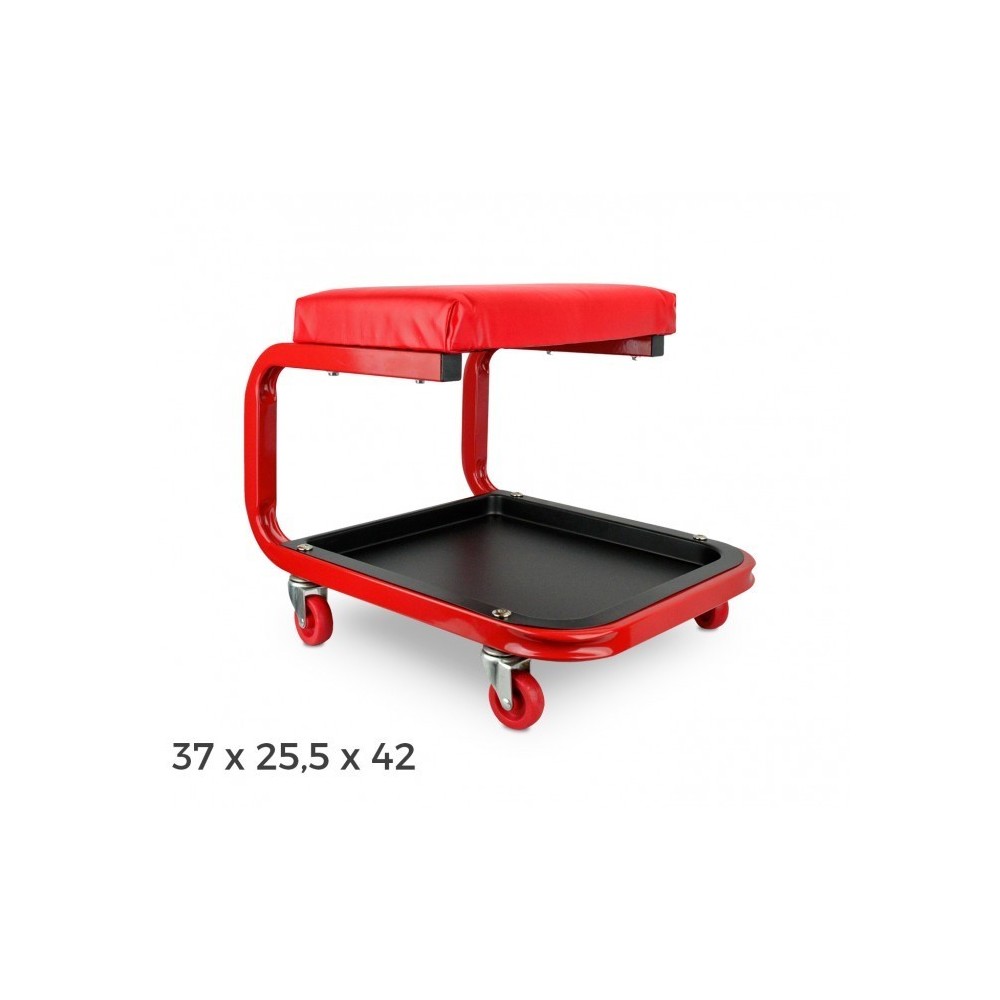 ST3059 - TABOURET A ROULETTES ET TABLETTE A OUTILS