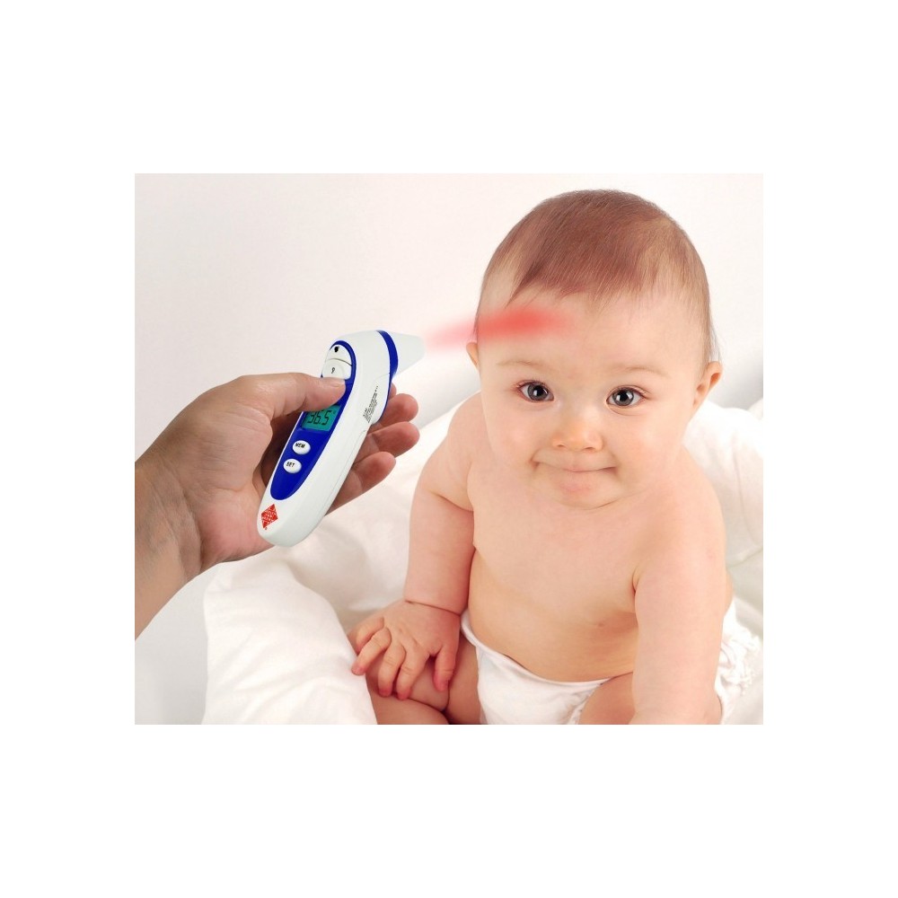 96321 Thermomètre digital à infrarouge 4 en 1 TELEFUNKEN pour les enfants et les aliments