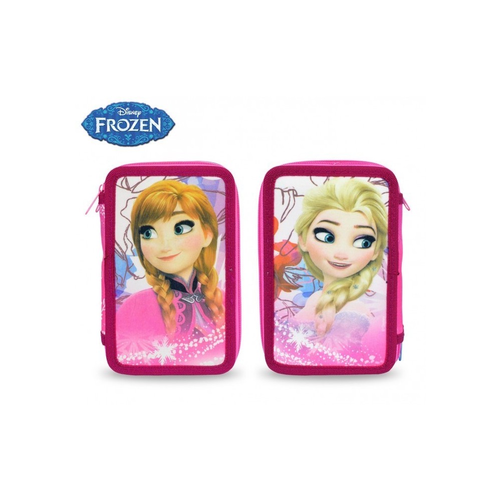FR16109 - Trousse à trois compartiments + 43 pièces - LA REINE DES NEIGES - DISNEY