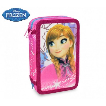 FR16109 - Trousse à trois compartiments + 43 pièces - LA REINE DES NEIGES - DISNEY