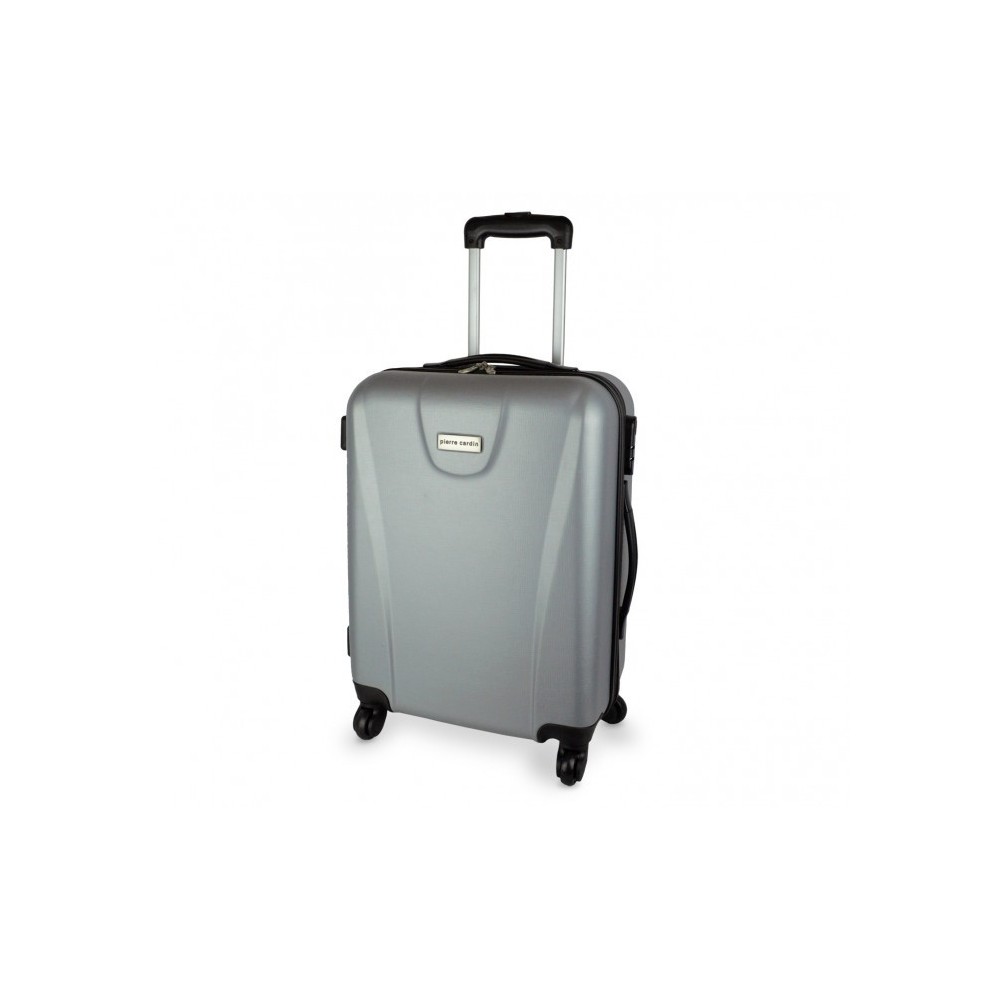 Valise rigide avec 4 roulettes et poignée réglable ABS - Pierre Cardin 