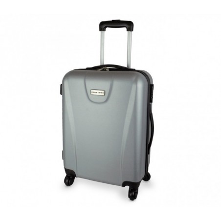Valise rigide avec 4 roulettes et poignée réglable ABS - Pierre Cardin 