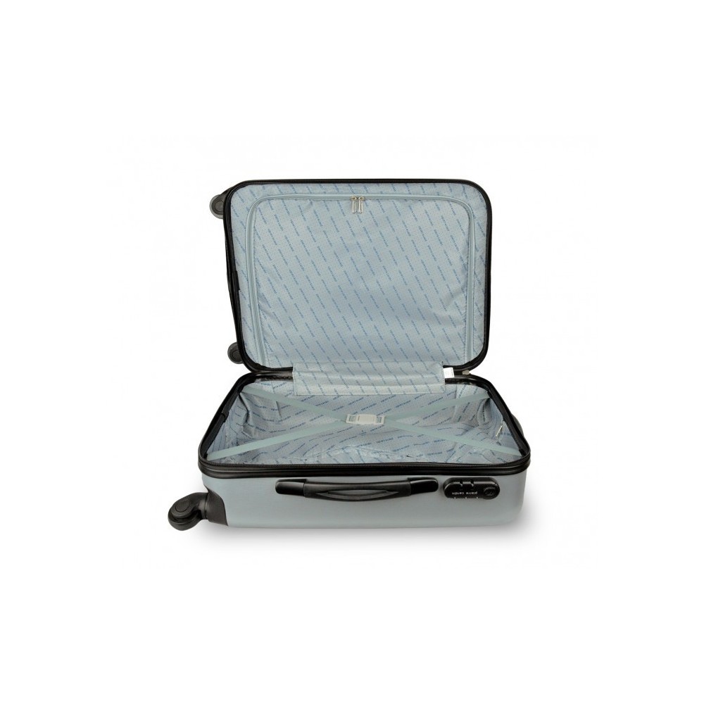 Valise rigide avec 4 roulettes et poignée réglable ABS - Pierre Cardin 