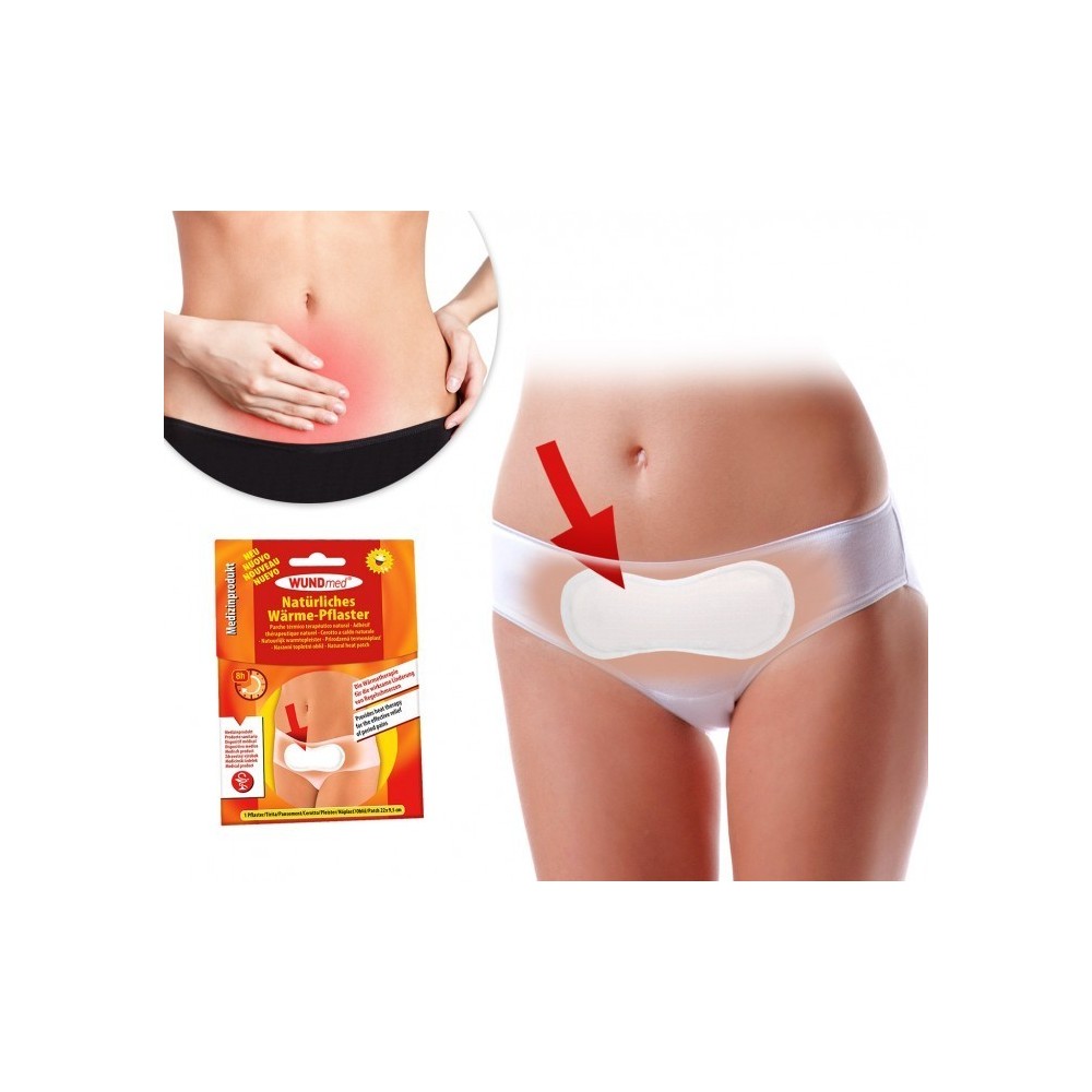 626732-Ensemble de 2 plaques thermiques thérapeutiques pour les douleurs menstruelles- jusque 8 heures