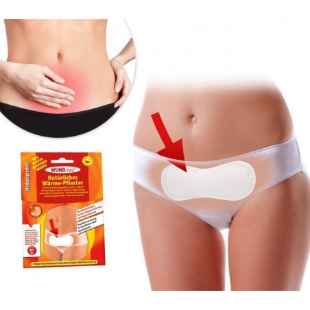626732-Ensemble de 2 plaques thermiques thérapeutiques pour les douleurs menstruelles- jusque 8 heures