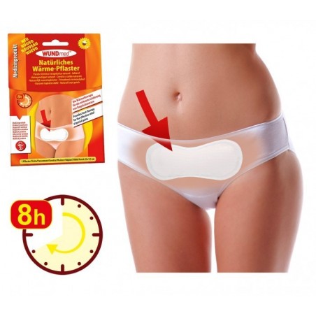 626732-Ensemble de 2 plaques thermiques thérapeutiques pour les douleurs menstruelles- jusque 8 heures