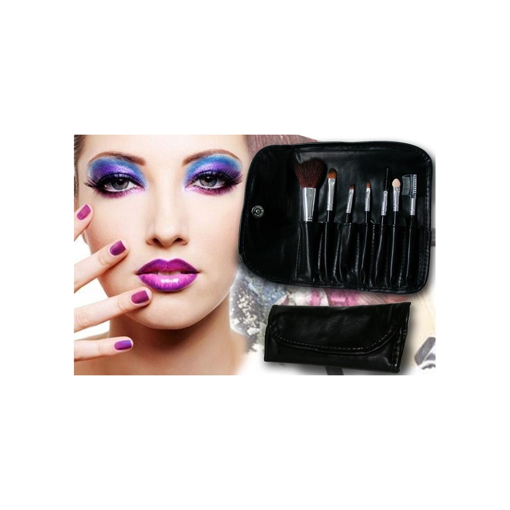 Set de 7 pinceaux de maquillage professionnel