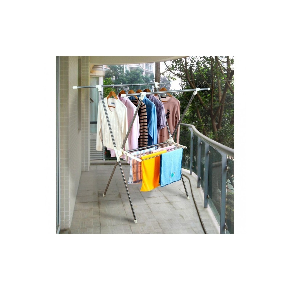 367137 - Tancarville - Séche linge - Cintres de soutien multifonction avec fermeture