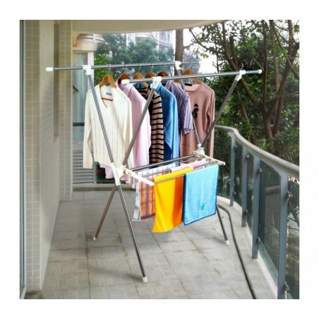 367137 - Tancarville - Séche linge - Cintres de soutien multifonction avec fermeture