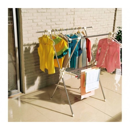 367137 - Tancarville - Séche linge - Cintres de soutien multifonction avec fermeture