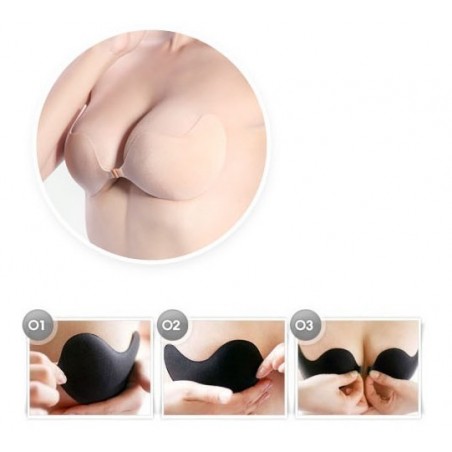 Soutien gorge push up Invisible V-bra