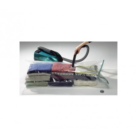 Sac housse de rangement sous vide avec ceintre pour organiser les vêtements dans l'armoire