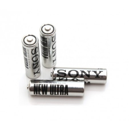 PACK DE 32, 52, 76 OU 100 PILES SONY NEW ULTRA - FORMAT AA - R6 1.5V - ZINC CHARBON 
