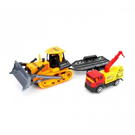 033743 - JOUET - SET DE CAMION ET PELLETEUSE DE TRAVAUX DE CONSTRUCTION