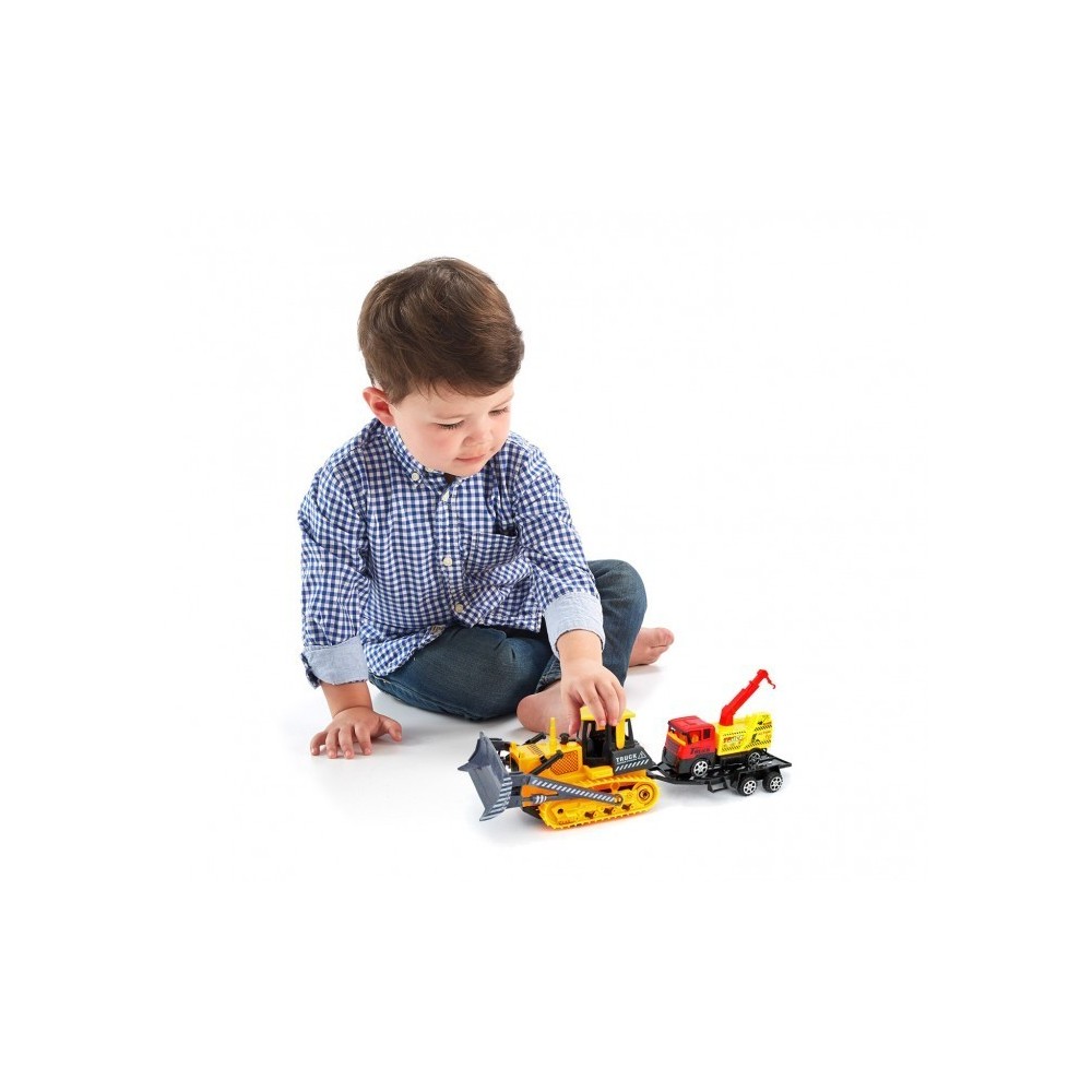 033743 - JOUET - SET DE CAMION ET PELLETEUSE DE TRAVAUX DE CONSTRUCTION