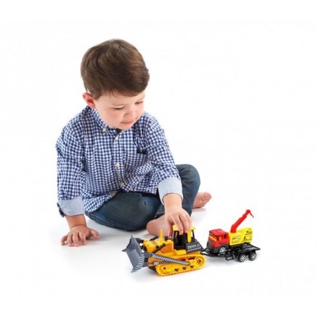 033743 - JOUET - SET DE CAMION ET PELLETEUSE DE TRAVAUX DE CONSTRUCTION