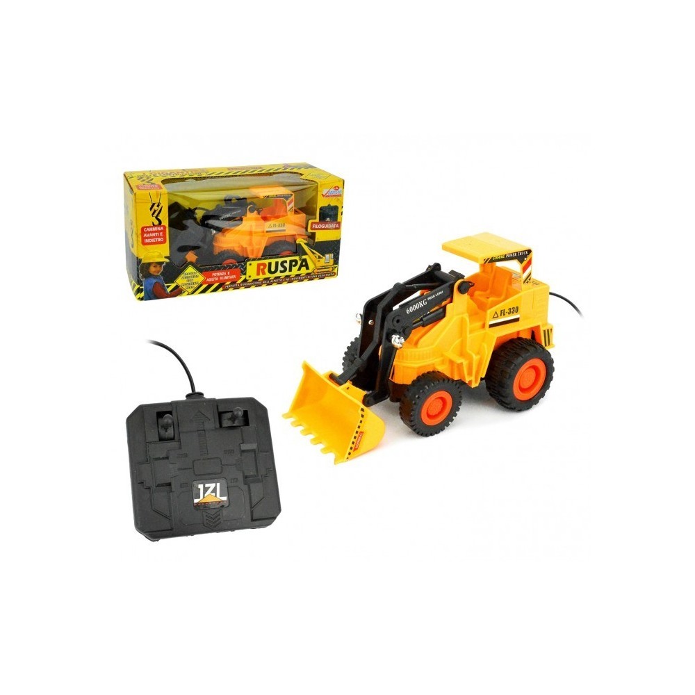 871239 - JOUET BULLDOZER TELECOMMANDE AVEC MOUVEMENTS DE BRAS MECANIQUES REALISTES