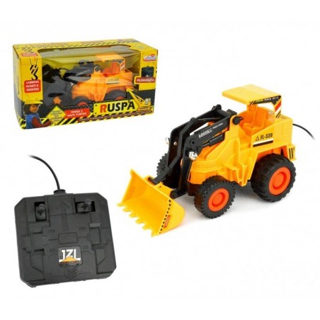 871239 - JOUET BULLDOZER TELECOMMANDE AVEC MOUVEMENTS DE BRAS MECANIQUES REALISTES