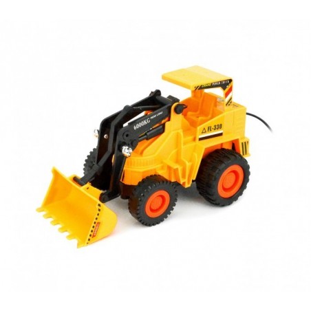 871239 - JOUET BULLDOZER TELECOMMANDE AVEC MOUVEMENTS DE BRAS MECANIQUES REALISTES