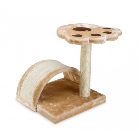 HK1074 - GYMNASE AVEC GRIFFOIR POUR CHATS AVEC COLONNE EN SISAL ET PLATEAU