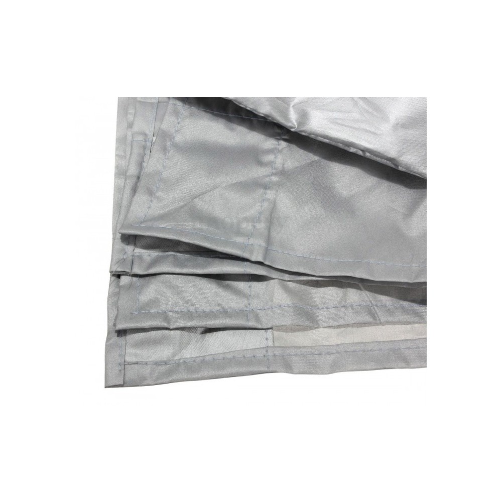 2269 COUVERTURE DE PARE-BRISE GRISE AVEC SANGLES DE FIXATION DE FIXATION ANTI NEIGE OU SOLEIL