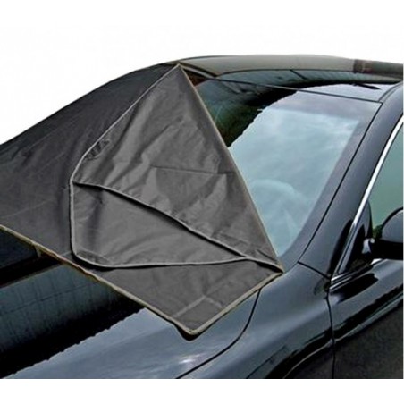 2270 COUVERTURE DE PARE-BRISE NOIRE ANTI NEIGE OU SOLEIL AVEC AIMANTS