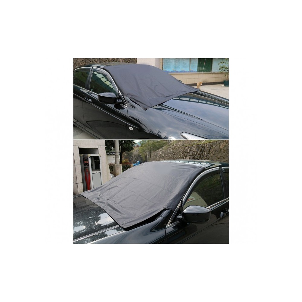 2270 COUVERTURE DE PARE-BRISE NOIRE ANTI NEIGE OU SOLEIL AVEC AIMANTS