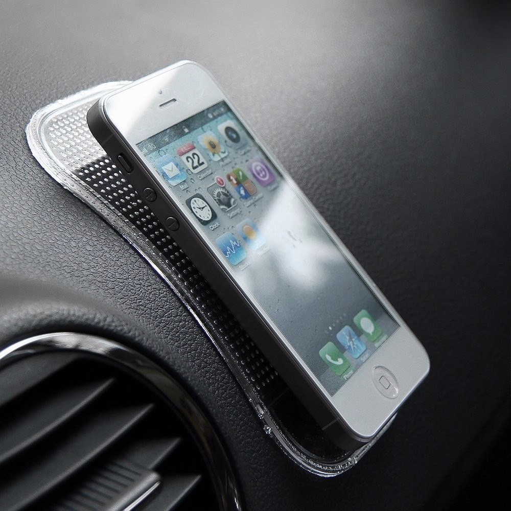 Support anti-glissement de silicone telephone smartphones objets de tableau de bord - voiture 