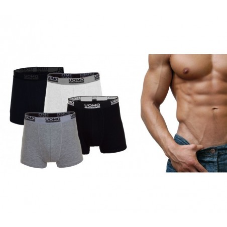 Lot shorts boxer en coton sous-vêtements pour hommes