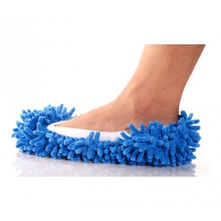 UNE PAIRE DE PANTOUFLES MOP 2 EN 1 MICROFIBRES POUR NETTOYER EN MARCHANT - DOUBLE UTILISATION - JUSQU'AU 44 UNE PAIRE DE PANTOUFLES MOP 2 EN 1 MICROFIBRES POUR NETTOYER EN MARCHANT - DOUBLE UTILISATION - JUSQU'AU 44